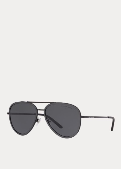 Men's Ralph Lauren Automotive Pilot Sunglasses | 514673KBH